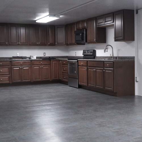 Kitchen in homes with bunkers for sale in texas